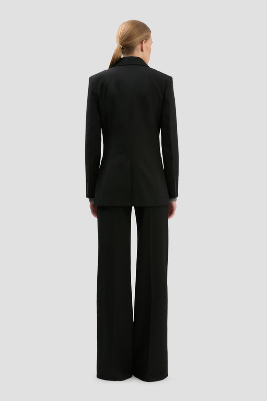 Shawl Collar Tux Jacket In Black – Victoria Beckham
