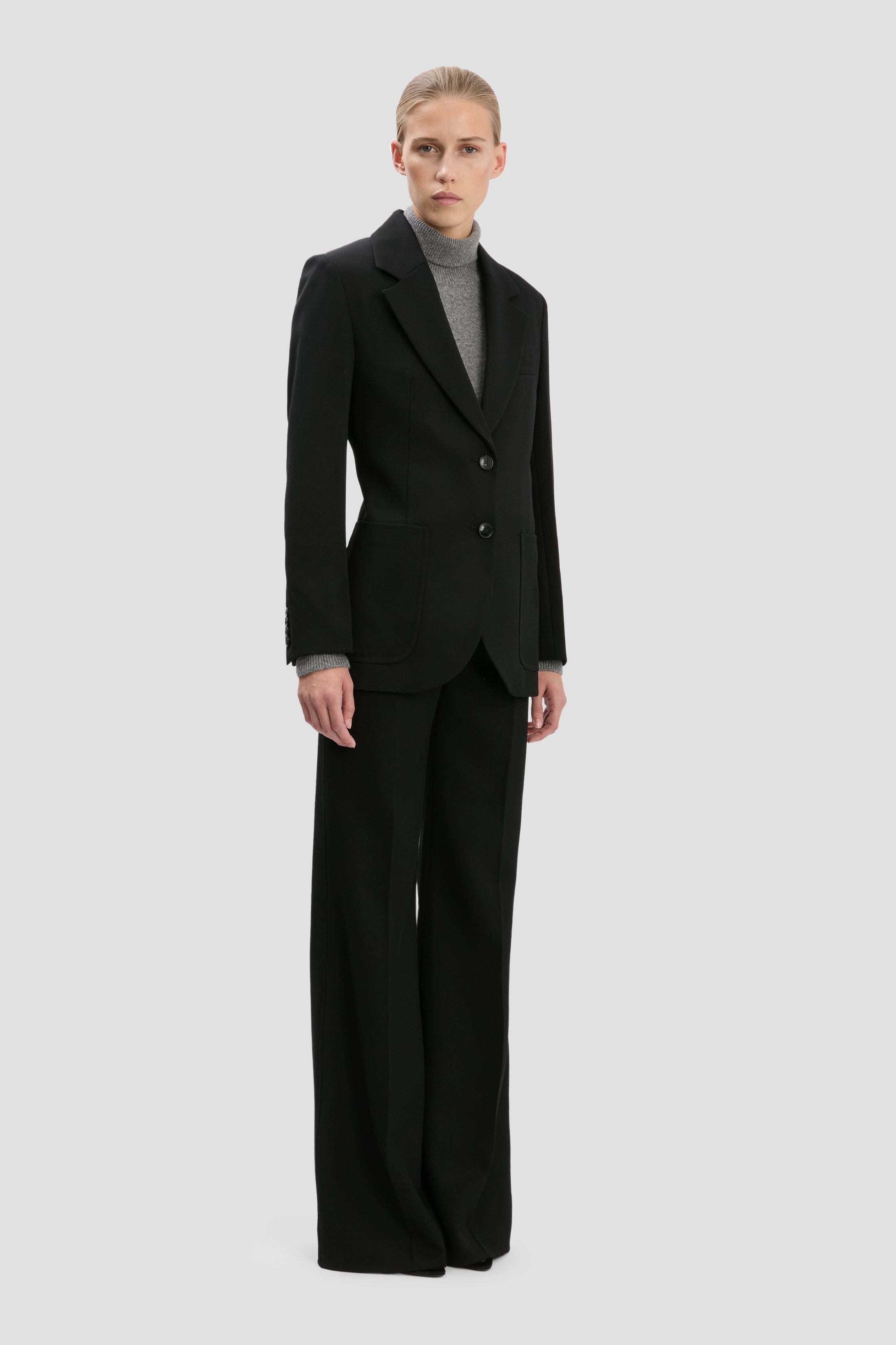 Katherine Jacket In Black – Victoria Beckham