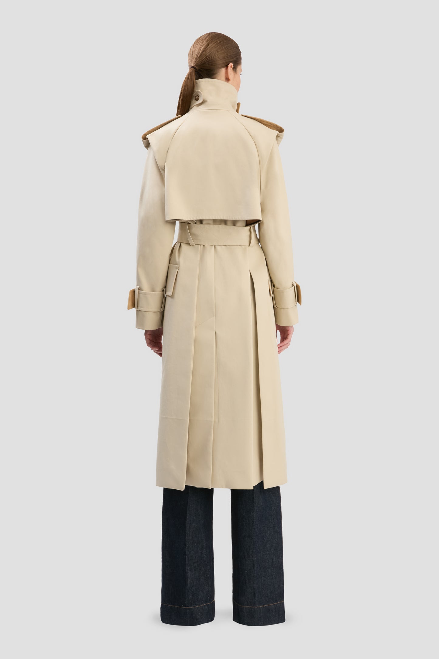Philippa Trench Coat In Beige