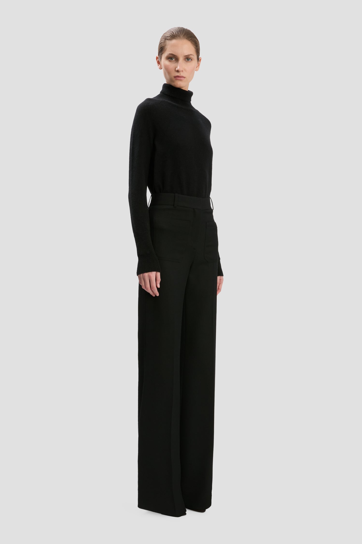 Marie Jumper In Black – Victoria Beckham UK