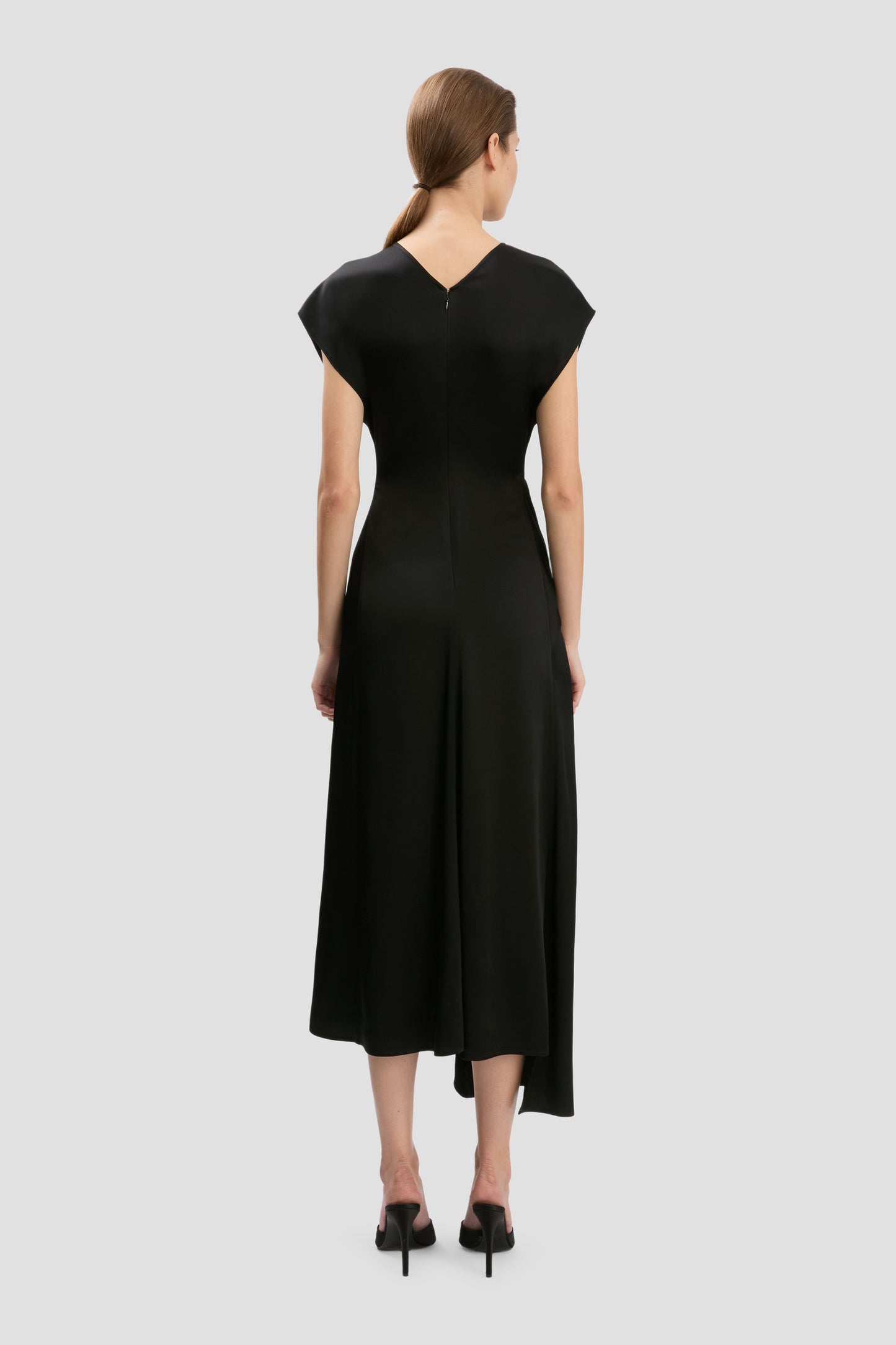 Aria Midi Dress In Black