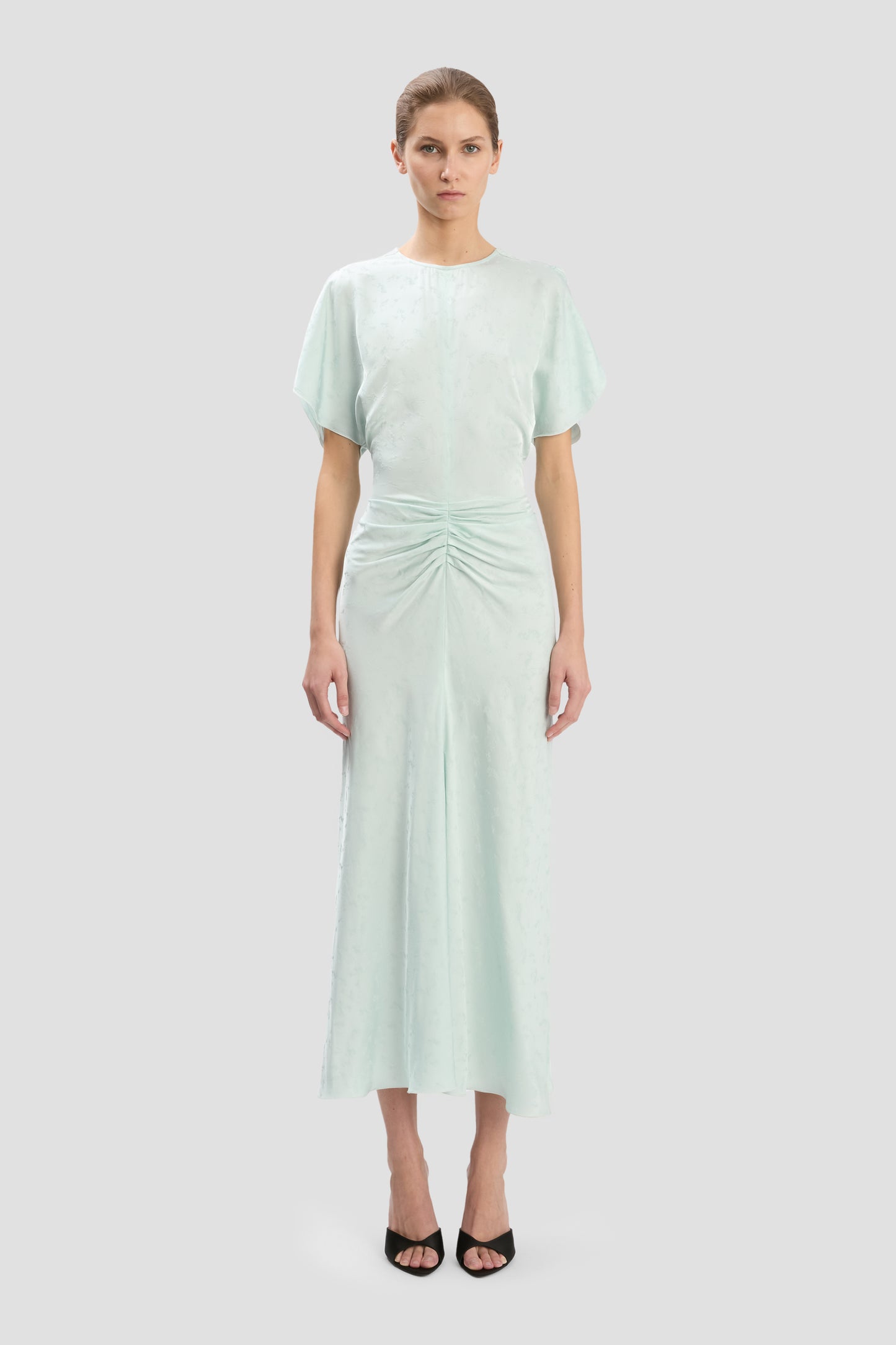 Bela Midi Dress In Aquamarine
