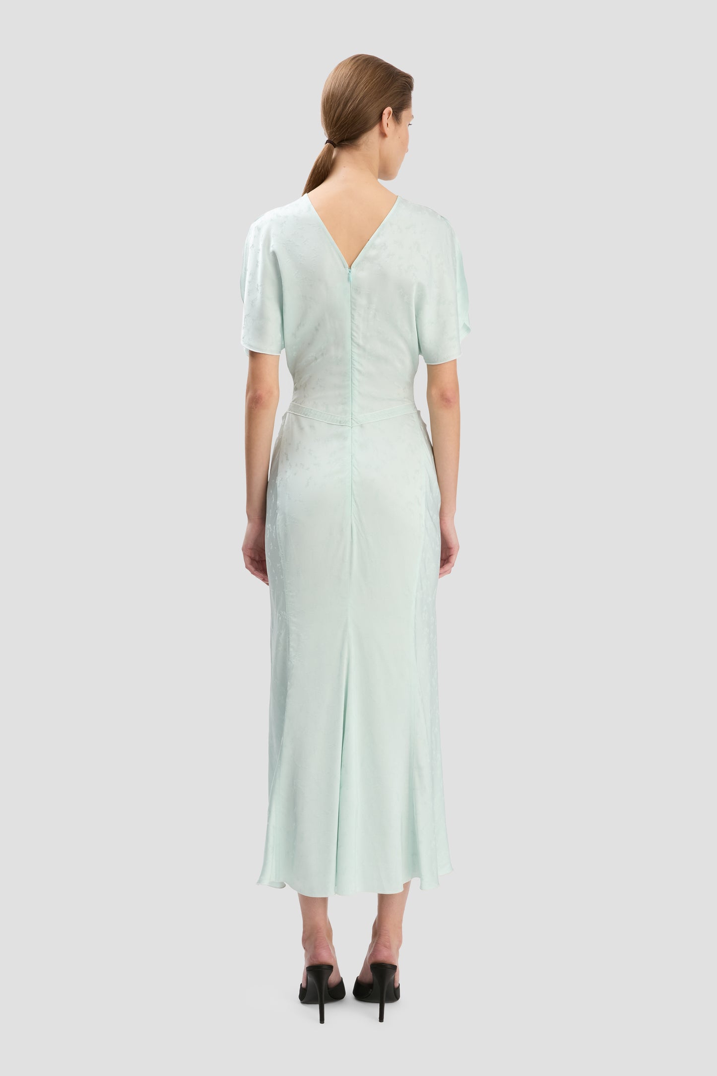 Bela Midi Dress In Aquamarine
