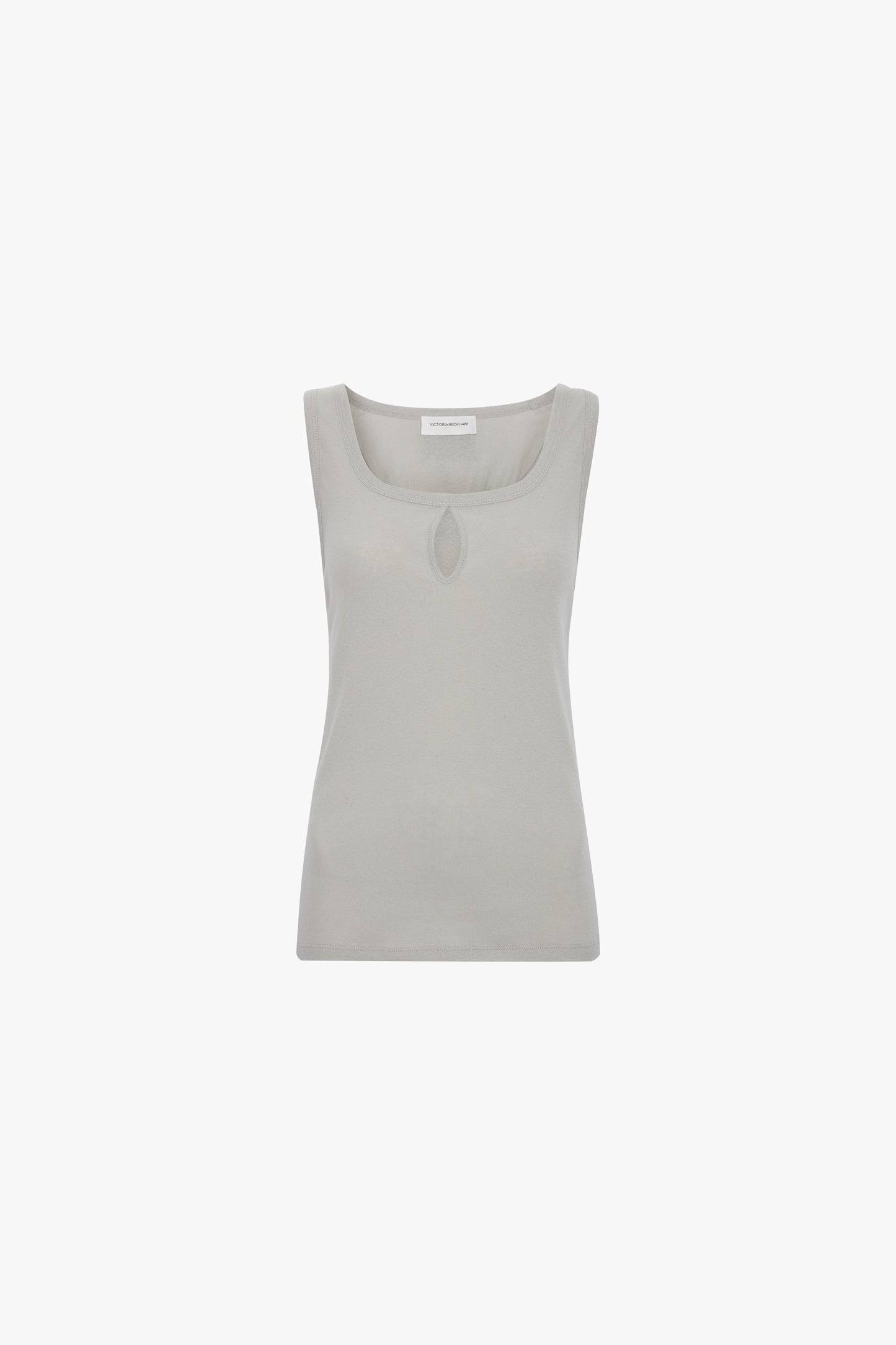 Split Tank Top In Magnesium