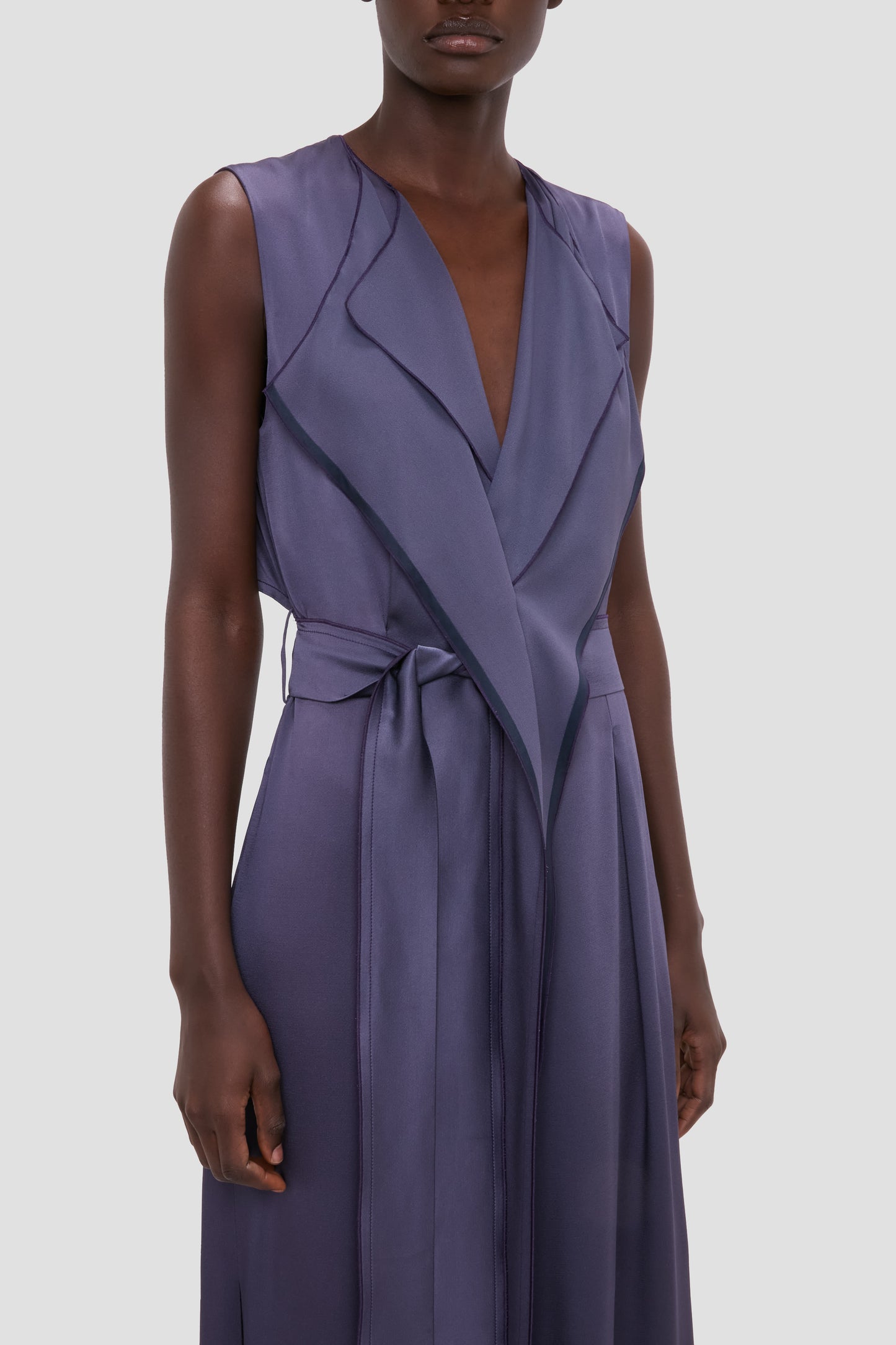 Sybil Midi Dress In Eclipse