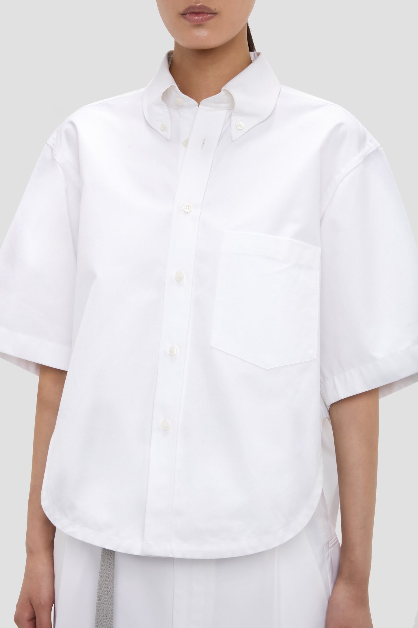 Trapeze Shirt In Optic White