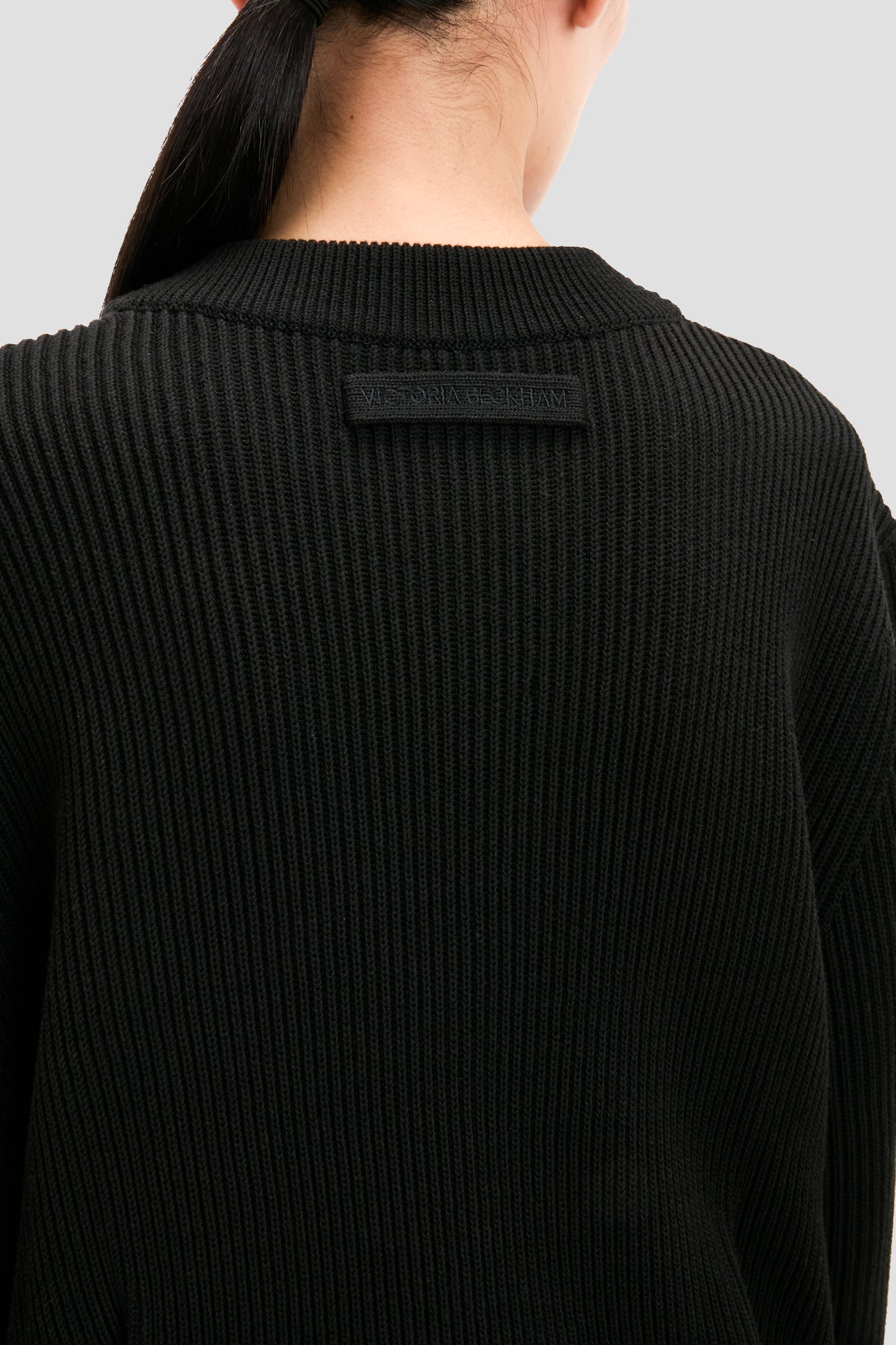 Relaxed Fit Jumper In Black