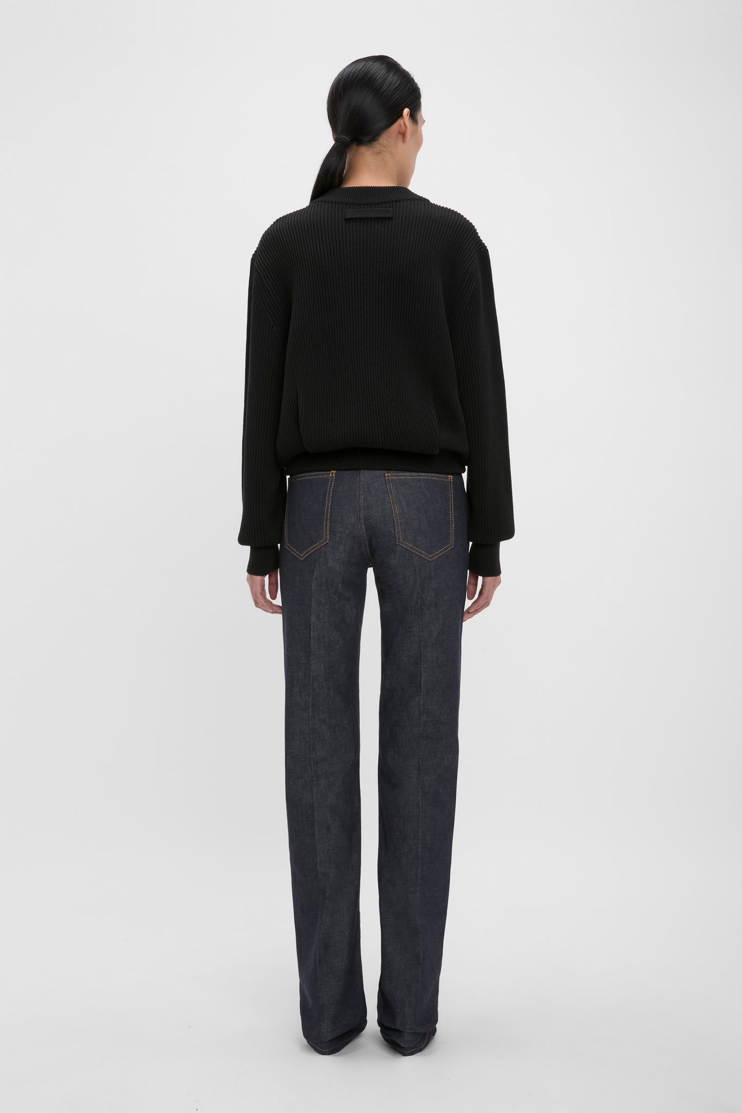 Relaxed Fit Jumper In Black