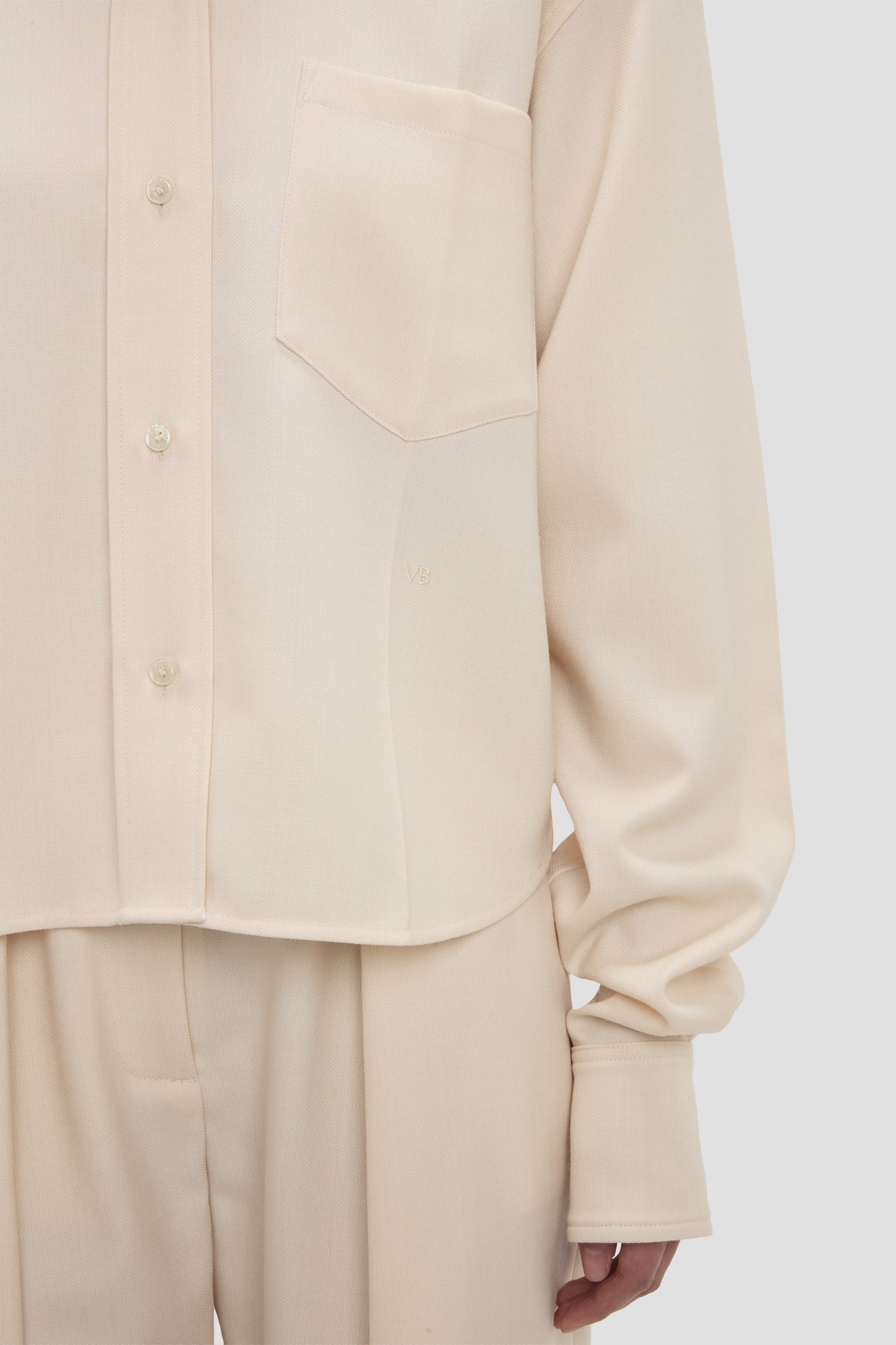 Ellys Shirt In Alabaster