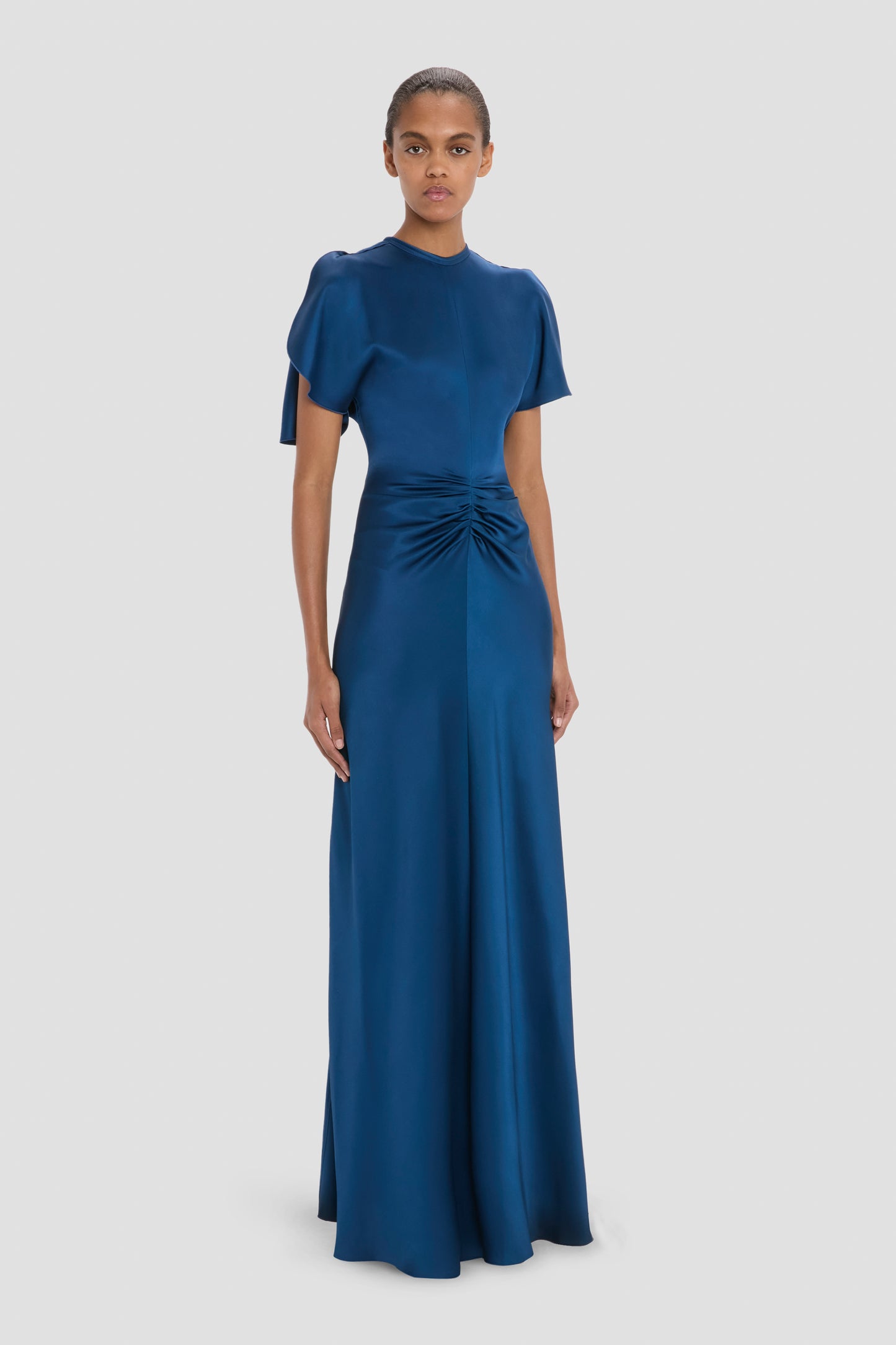 Isabella Gown In Dark Ocean
