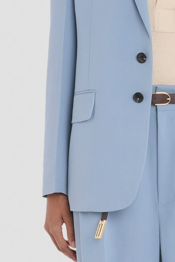 Tailored Jacket In Ocean Mist
