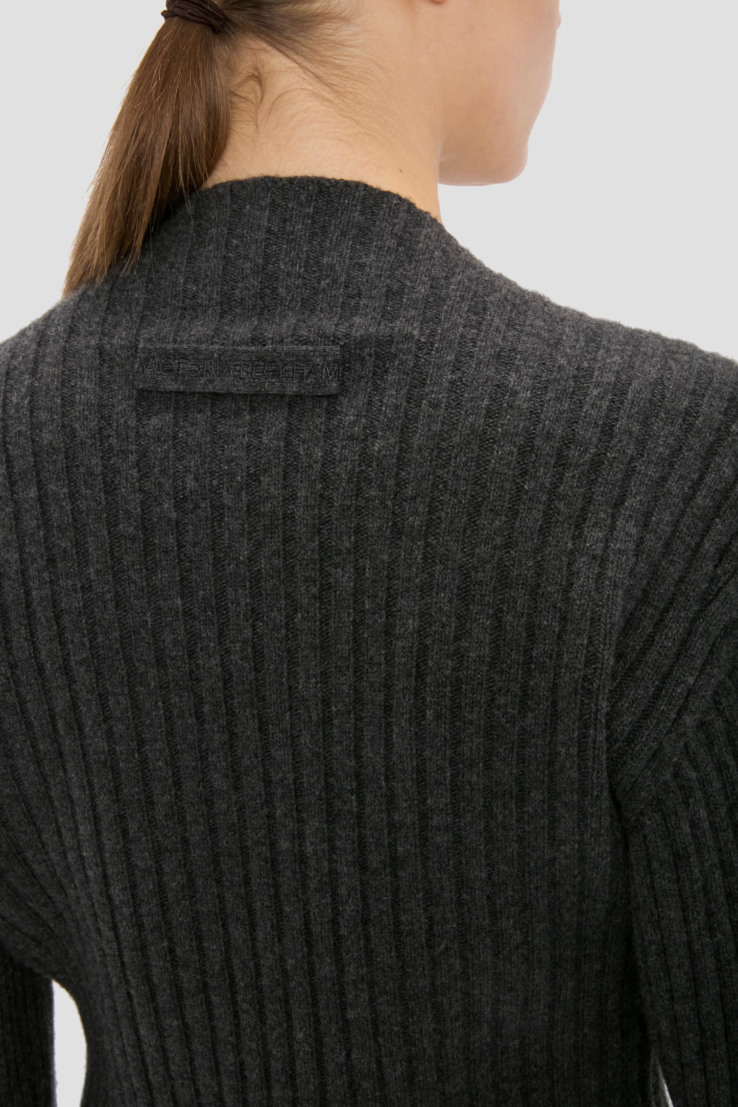 Rib Jumper In Ore Melange