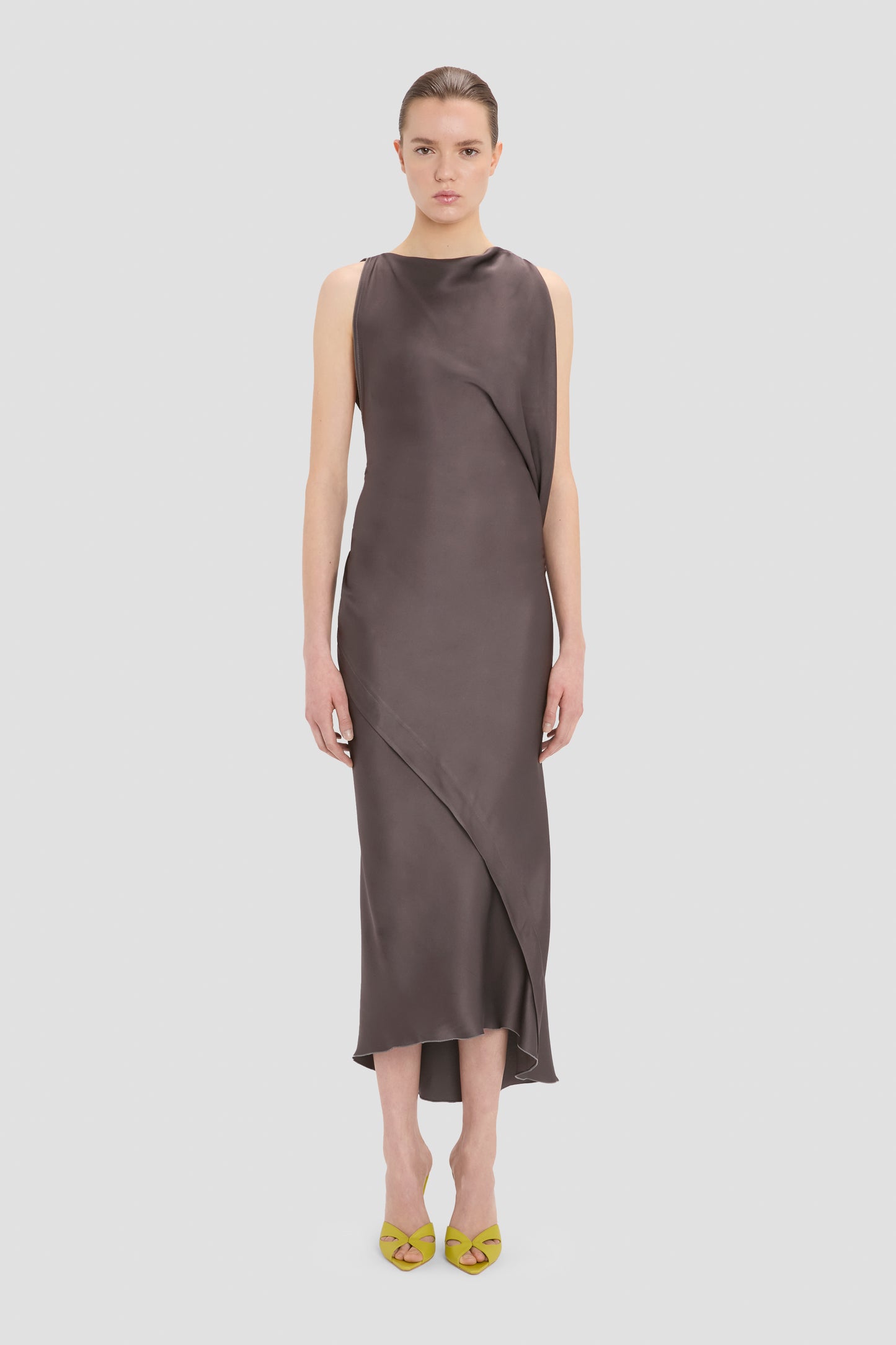 Kyra Midi Dress In Ore