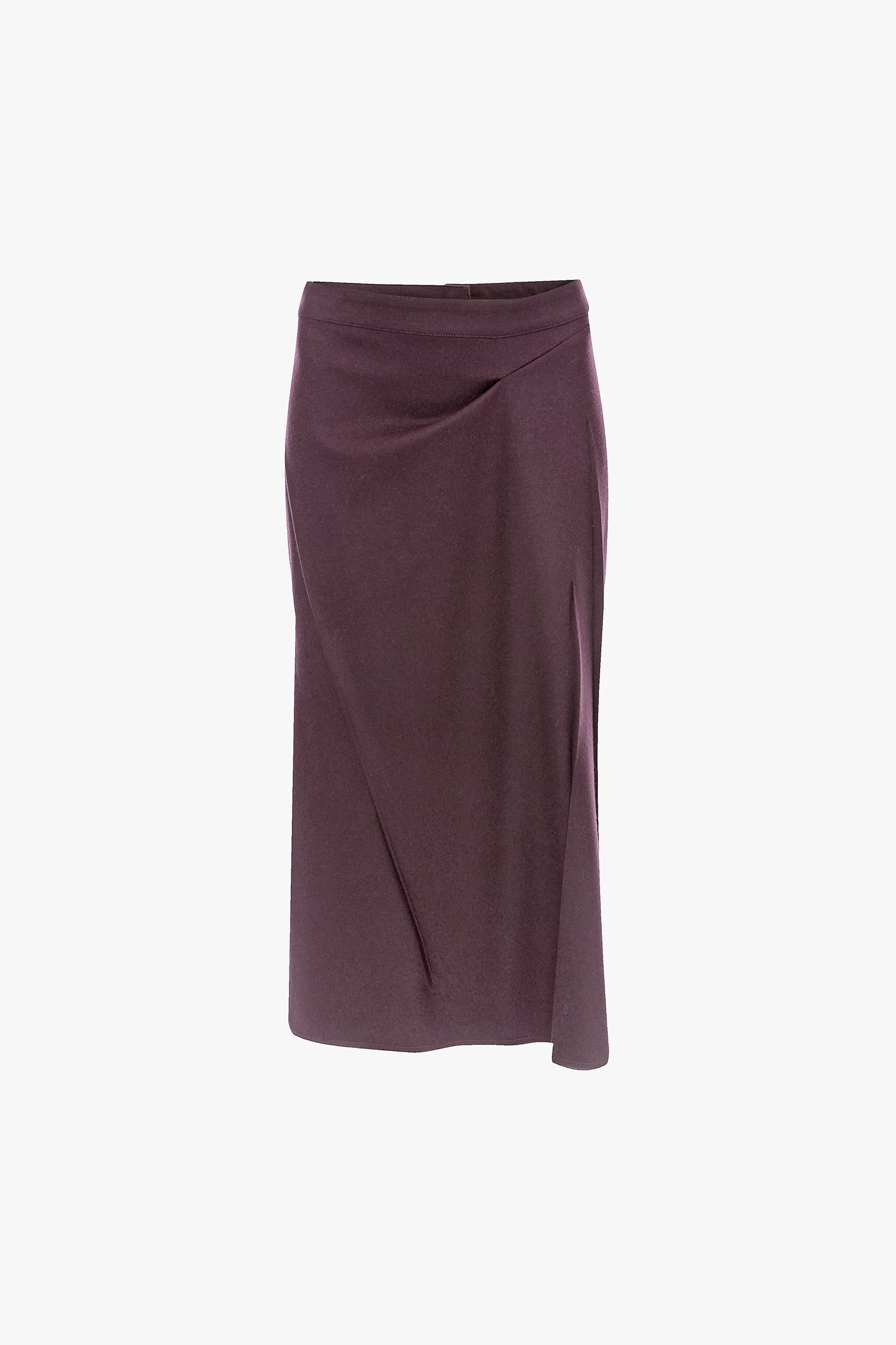 Pressed Skirt In Dark Purple