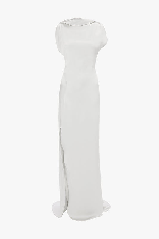 Cami Floor-Length Dress In Ivory – Victoria Beckham