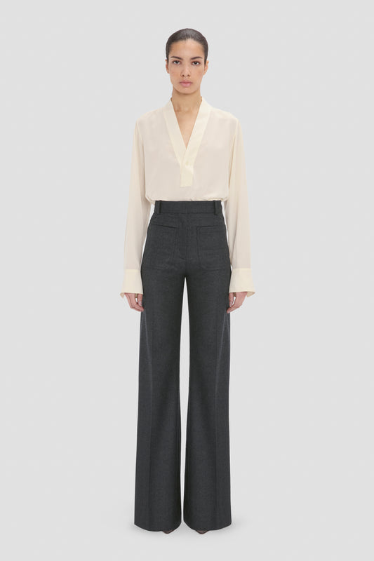Alina Trouser In Dark Grey