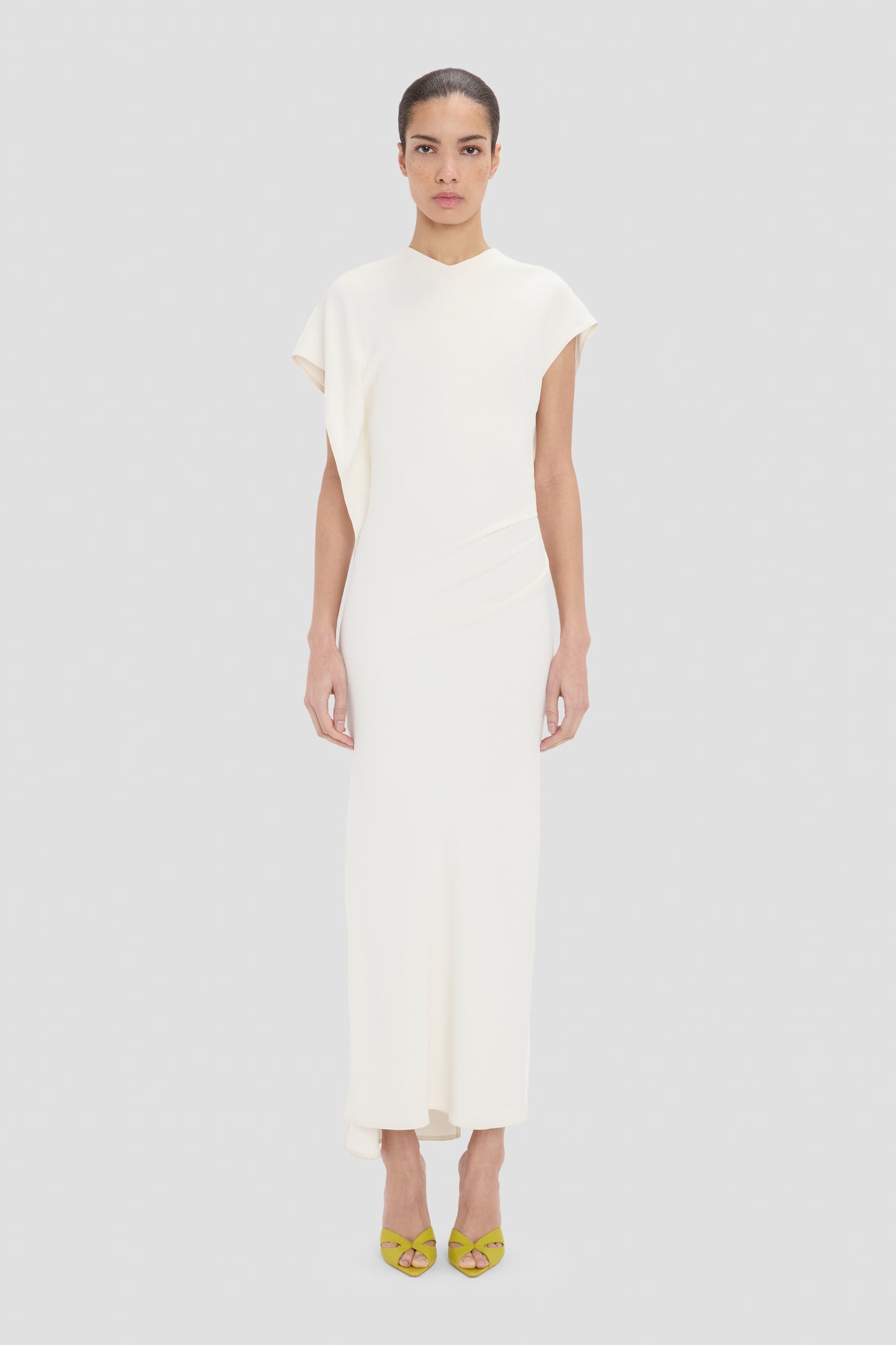 Victoria Midi Dress In Elderflower