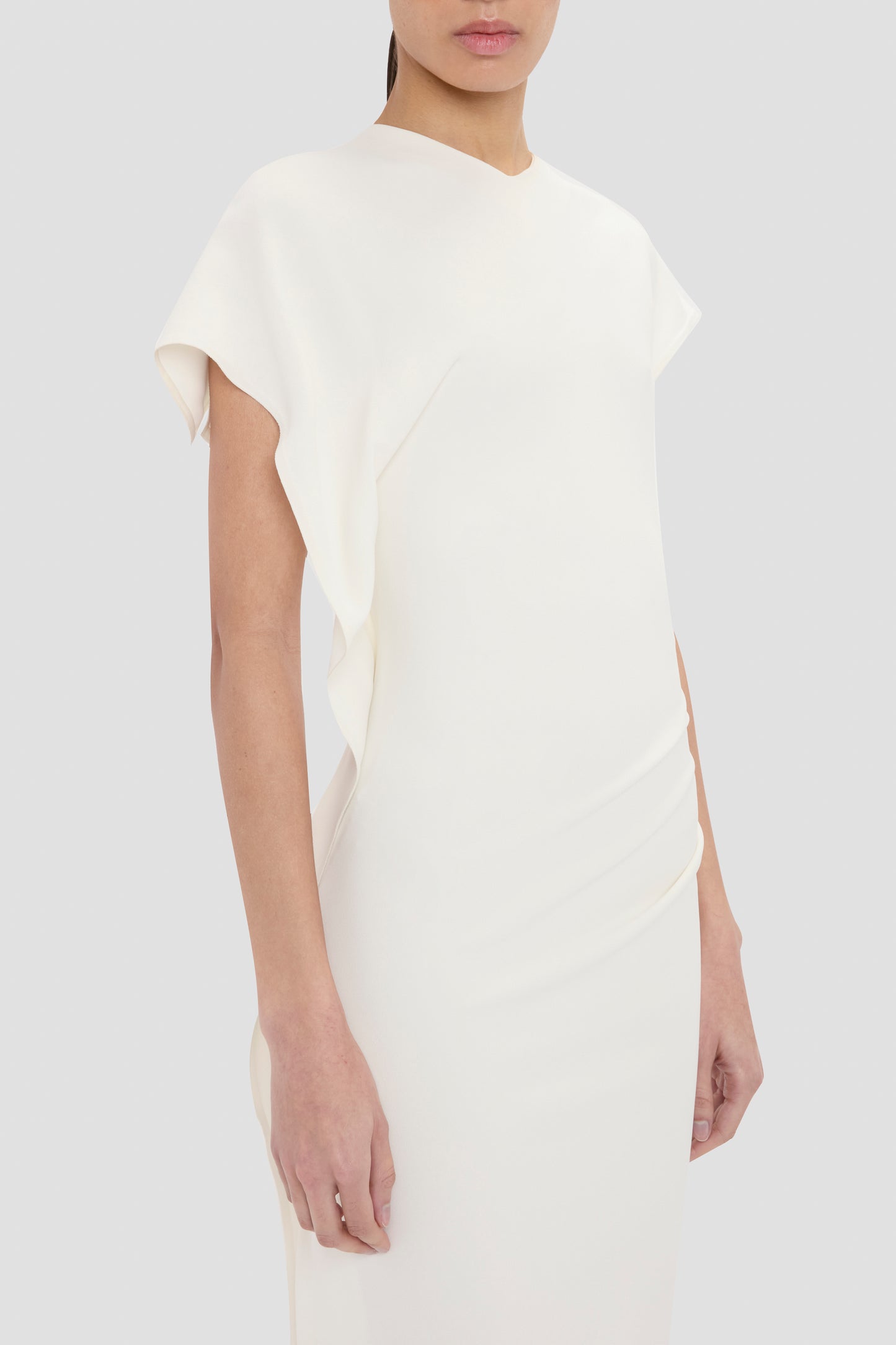 Victoria Midi Dress In Elderflower