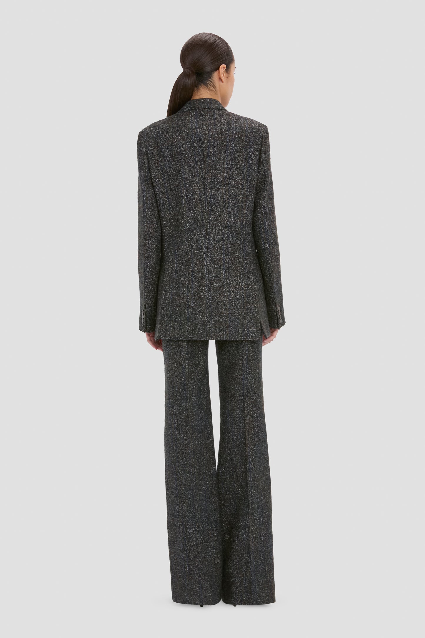 Tailored Jacket In Grey Melange