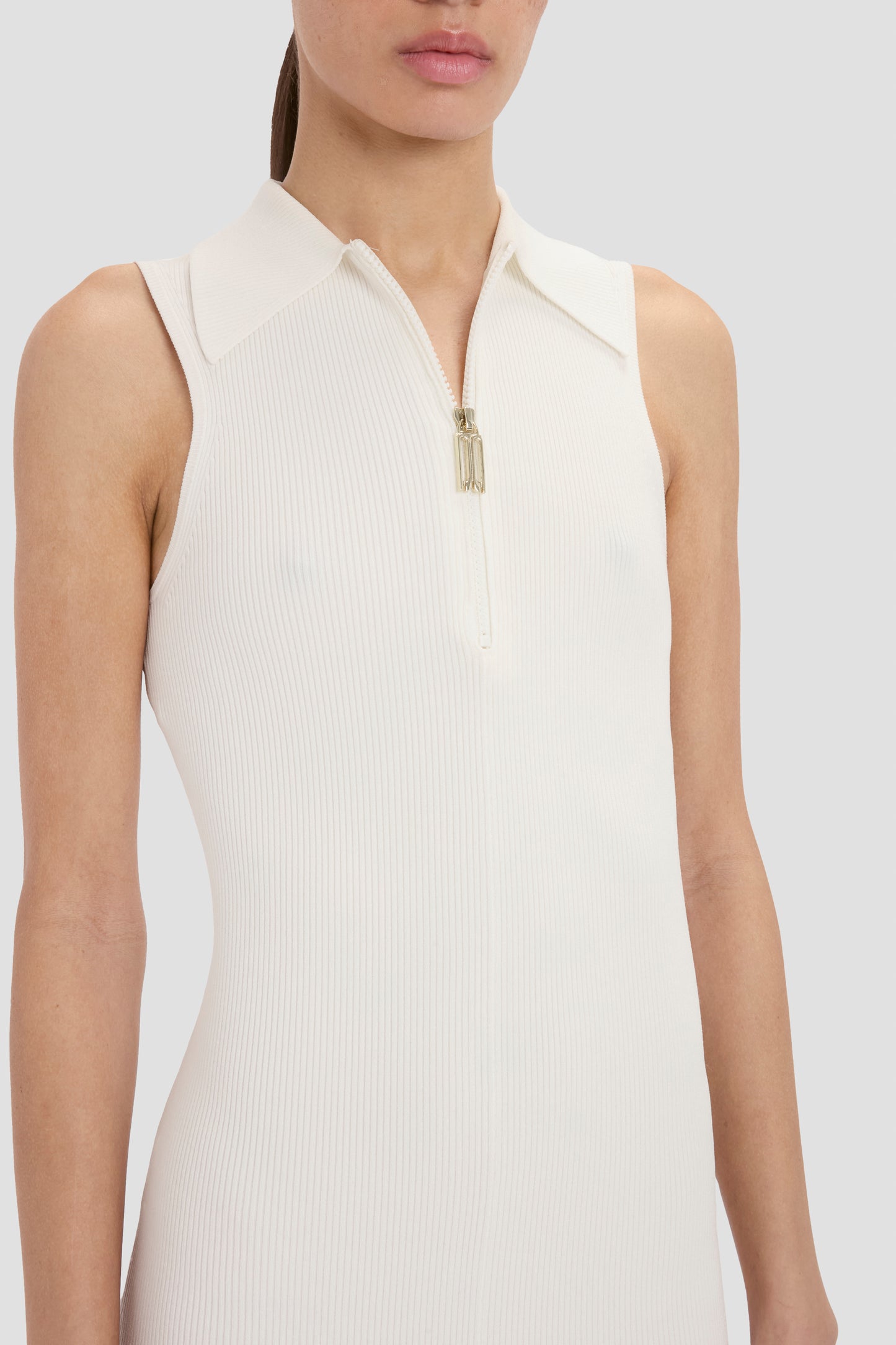 Mira Midi Dress In White