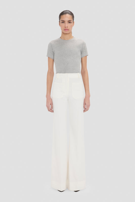 Alina Trouser In Ivory