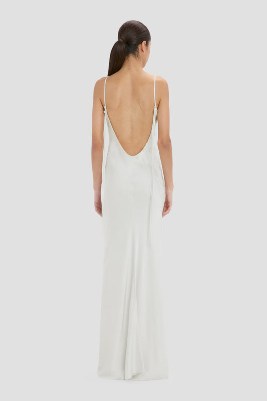 Lace Cami Dress In Ivory – Victoria Beckham