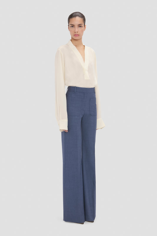 Alina Trouser In Blue