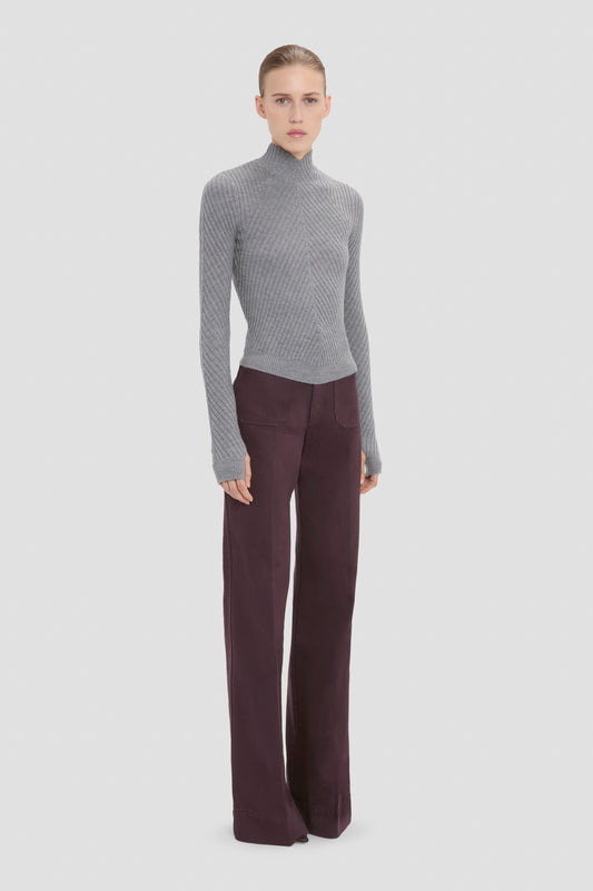 Georgia Jumper In Grey Marl