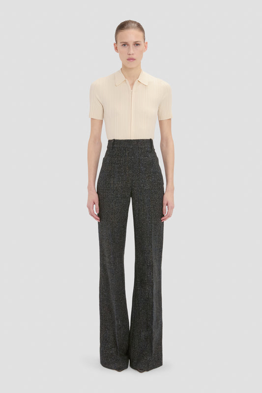 Alina Trouser In Grey Melange