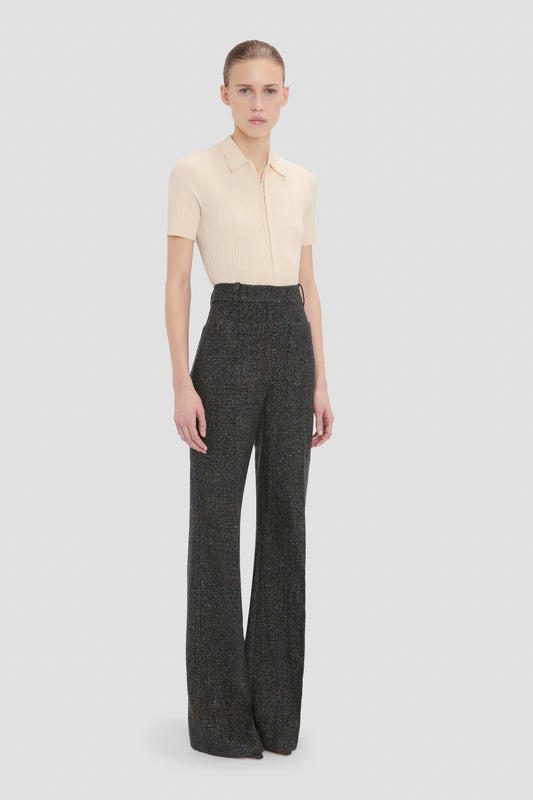 Alina Trouser In Grey Melange
