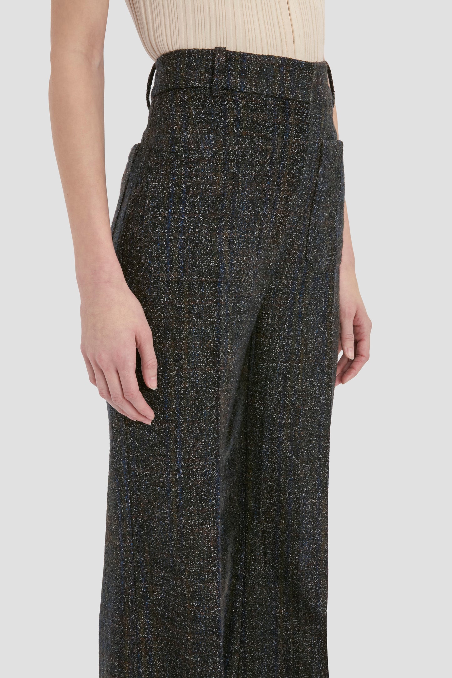 Alina Trouser In Ore Melange