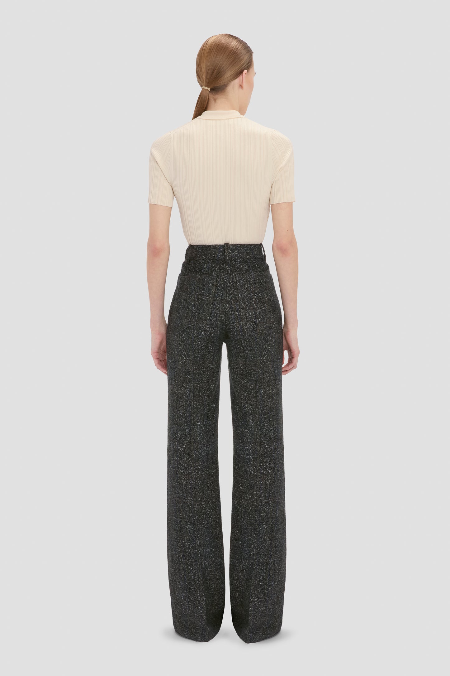 Alina Trouser In Ore Melange