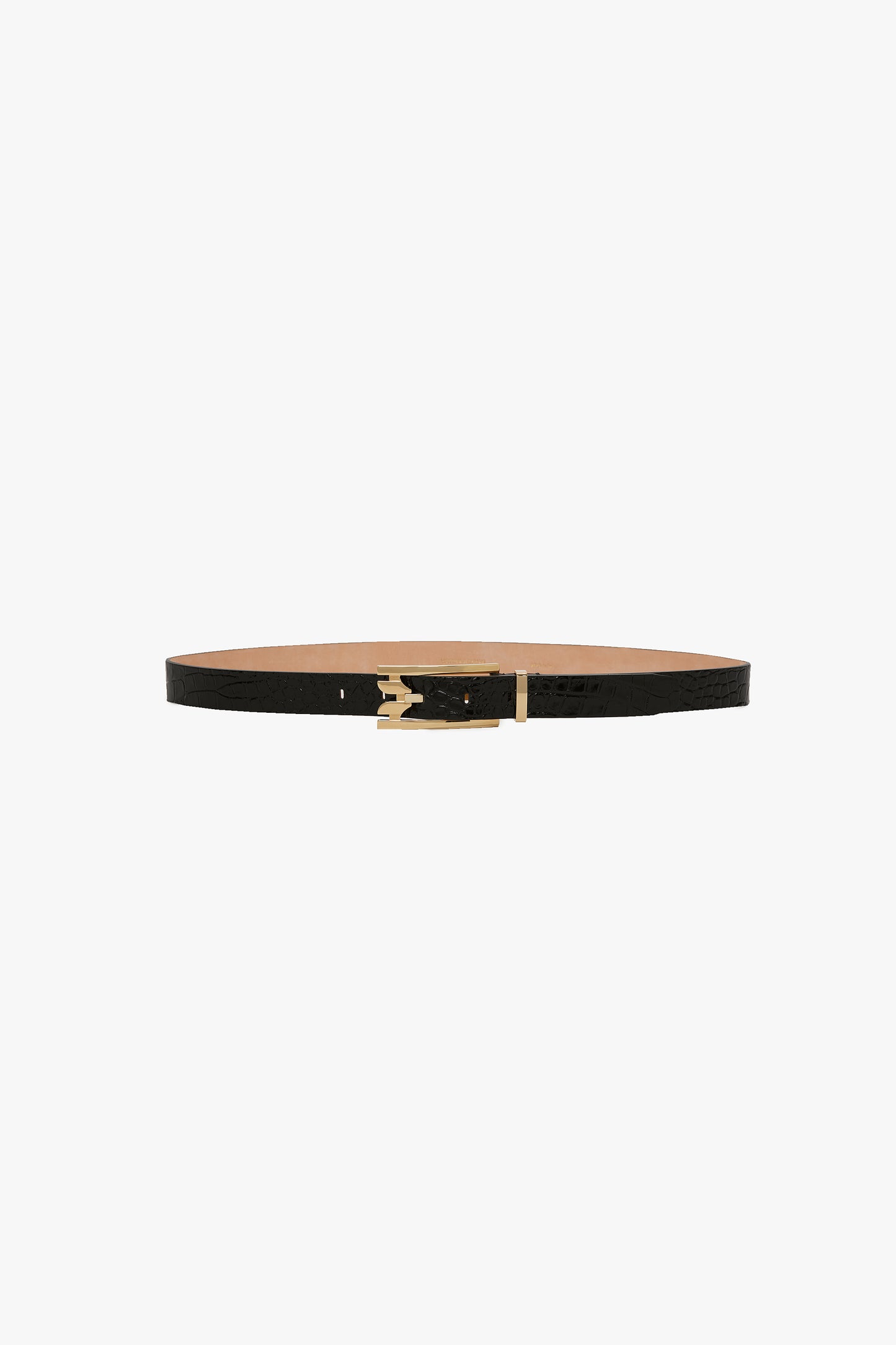Dorian Pin-Buckle Belt 25mm Croc Embossed Leather