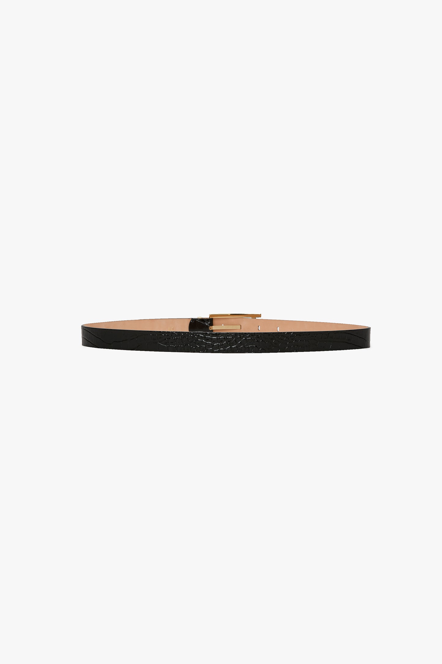 Dorian Pin-Buckle Belt 25mm Croc Embossed Leather