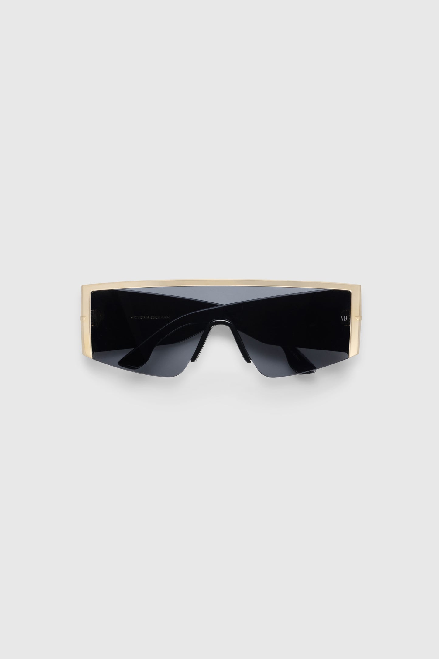 Oversized Mask Frame In Gold Black