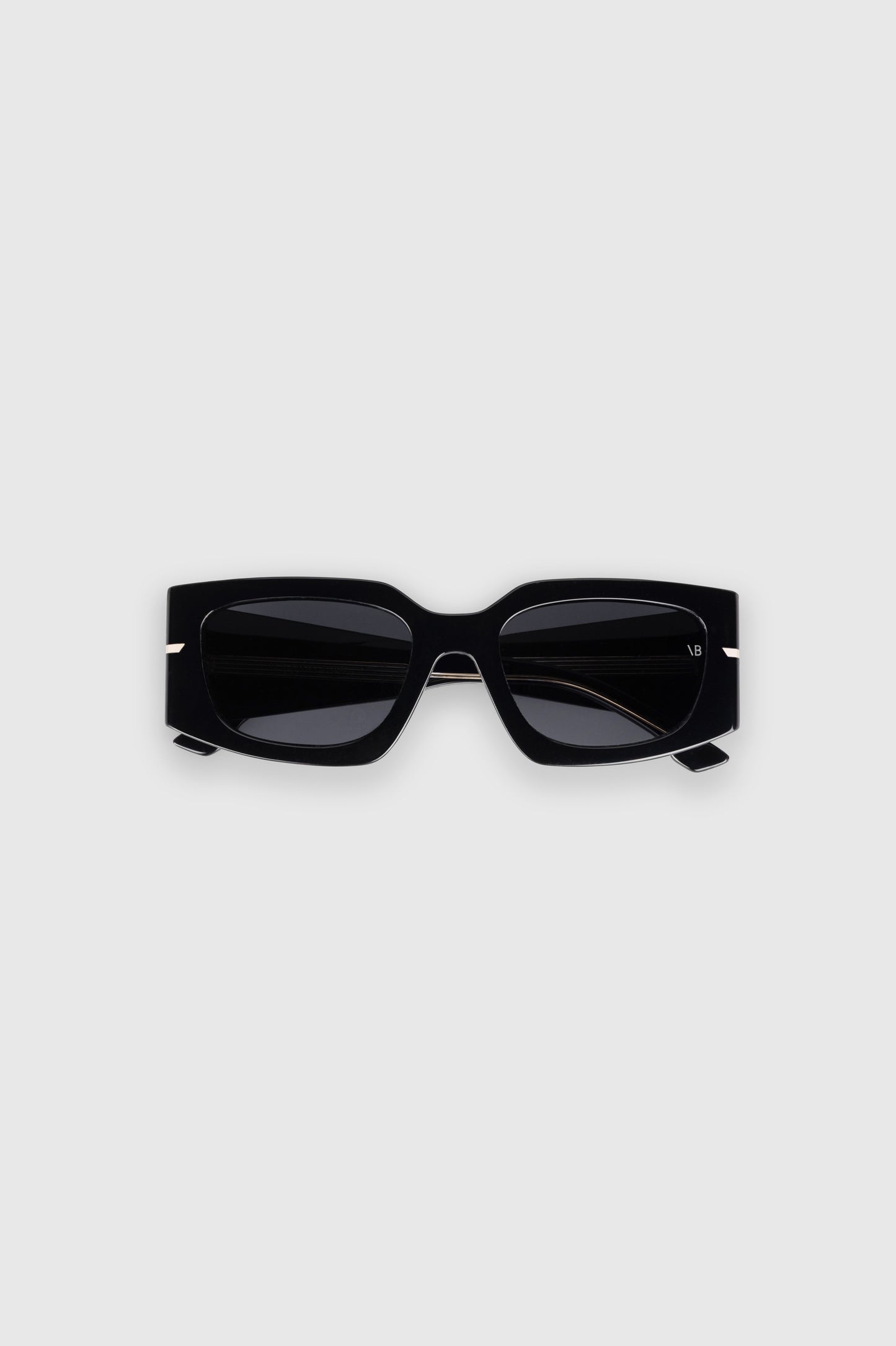 Rectangular Acetate Frame In Black