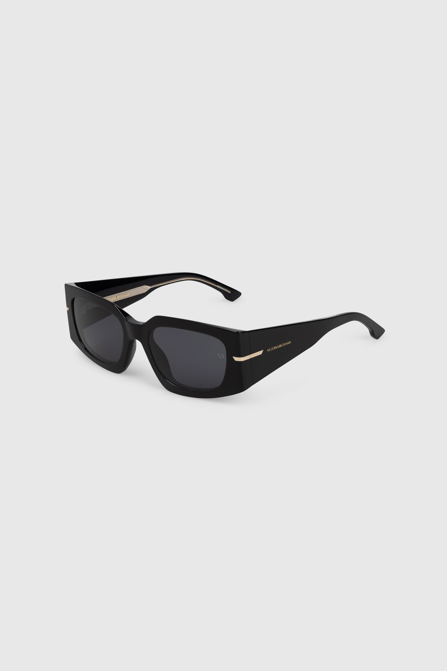Rectangular Acetate Frame In Black