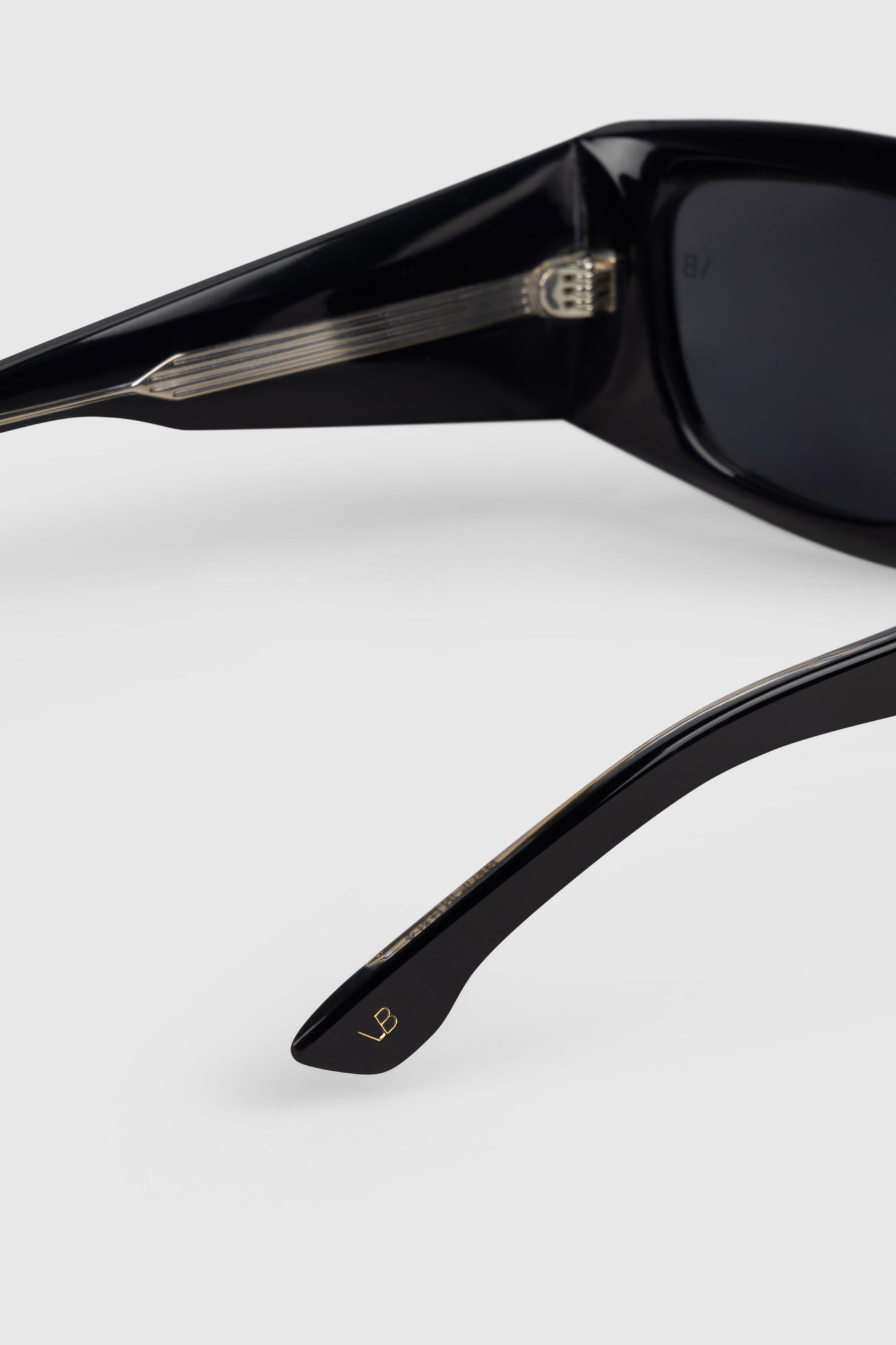 Rectangular Acetate Frame In Black