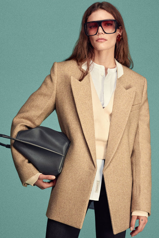 Beatrice Jacket In Camel Melange