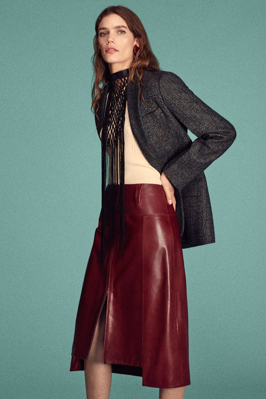 Tailored Jacket In Grey Melange