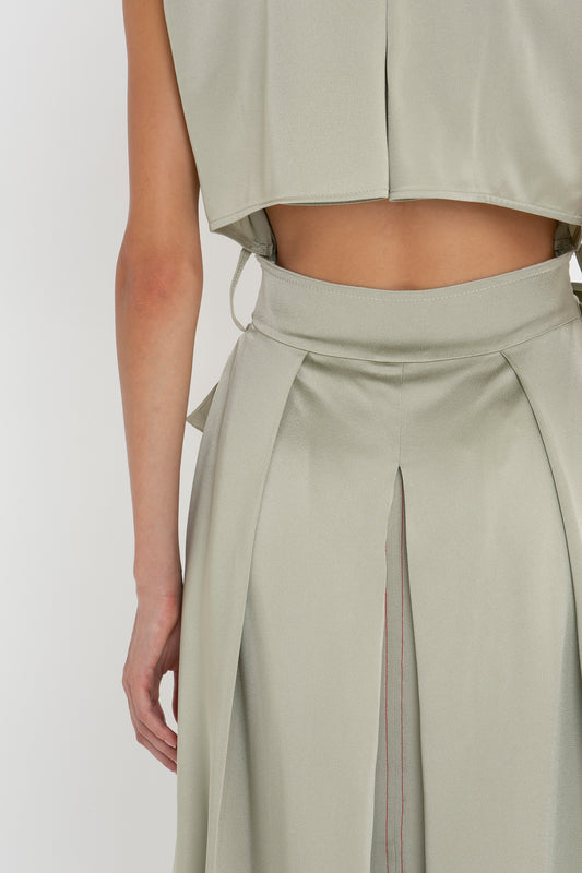 Trench Dress In Sage