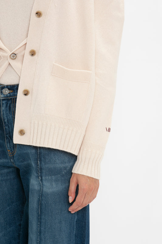 Double Layer Cardigan in Ivory