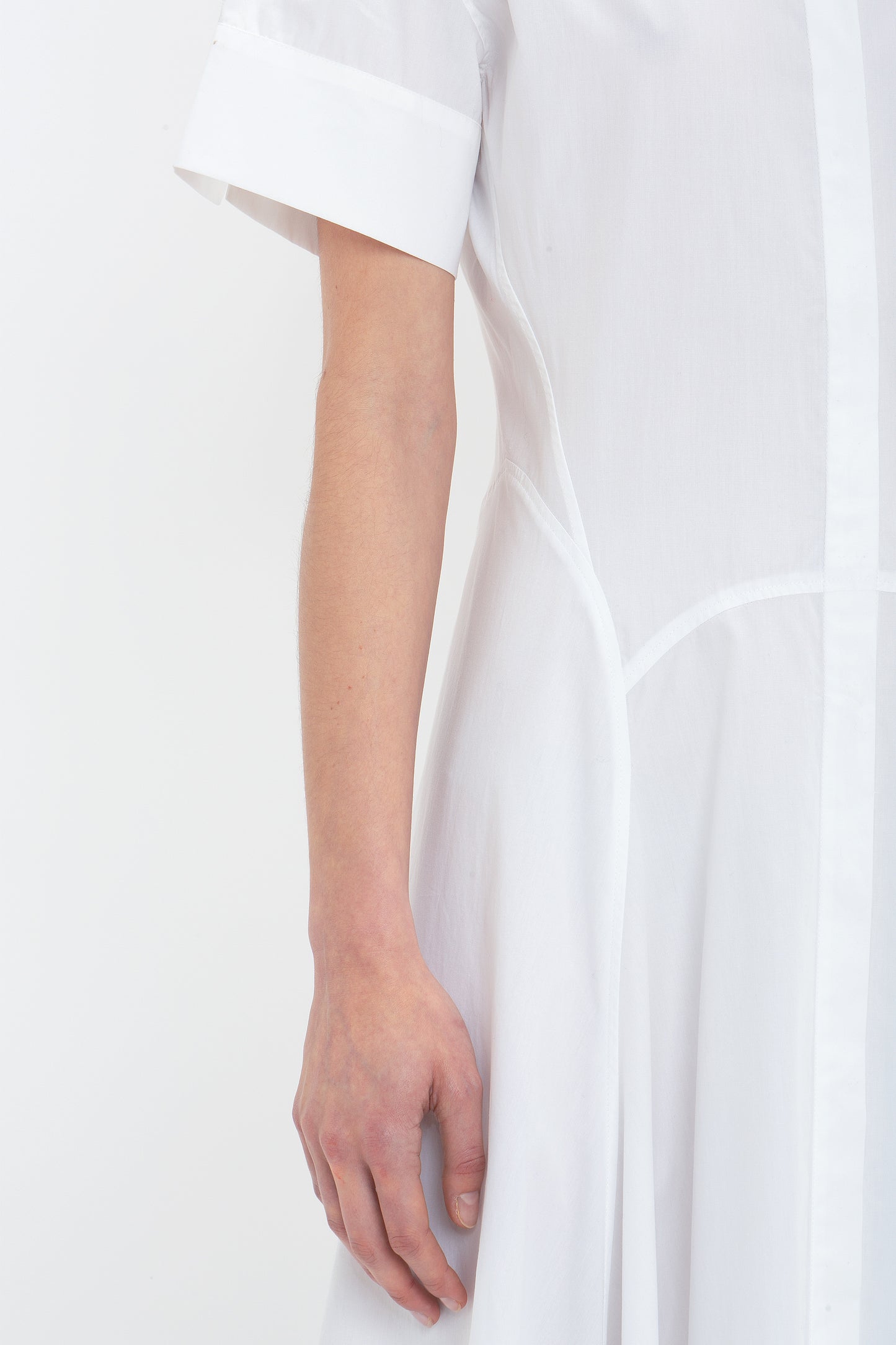 Plain white shirt dress on sale
