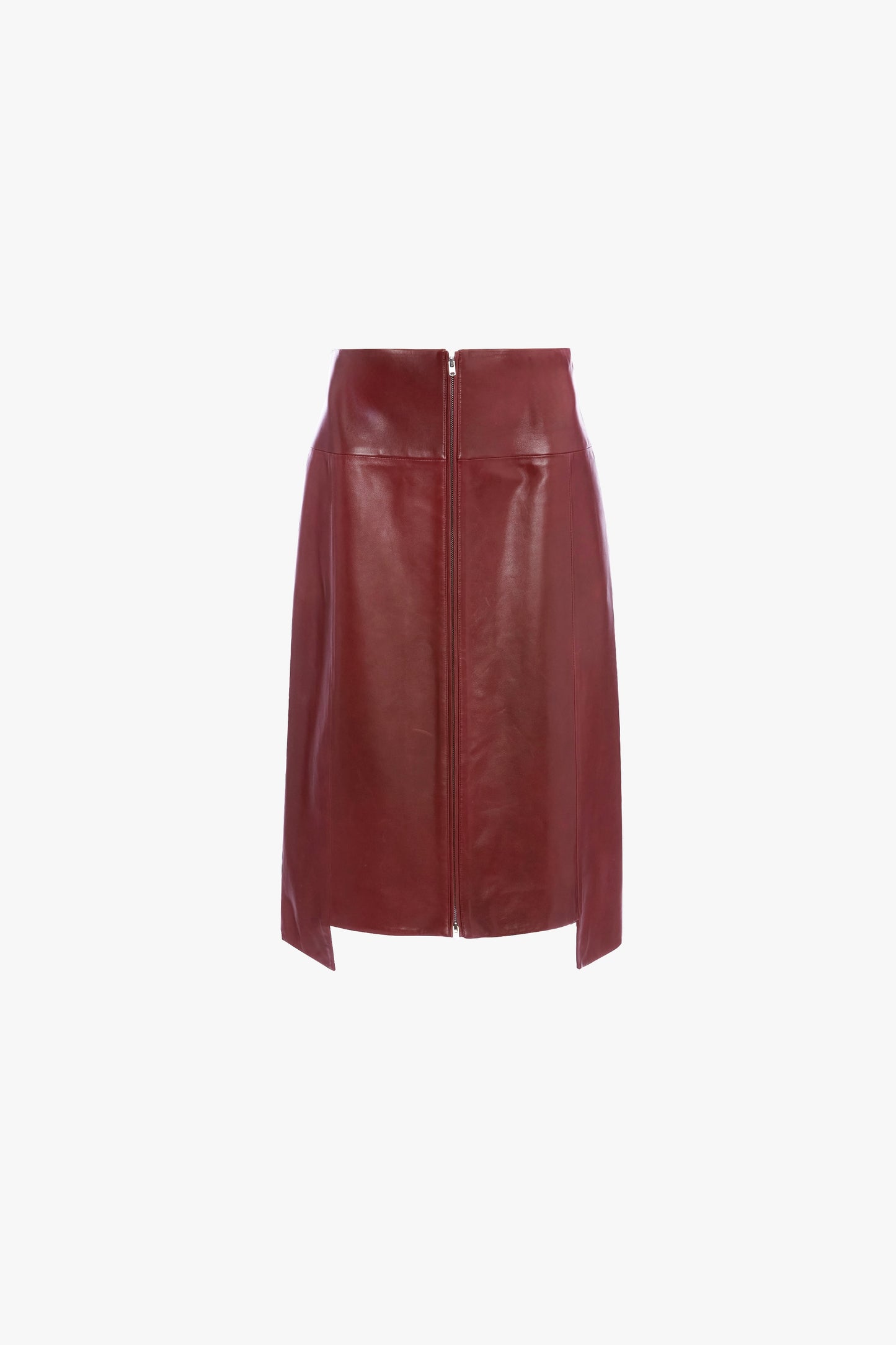 Leather Skirt In Acai