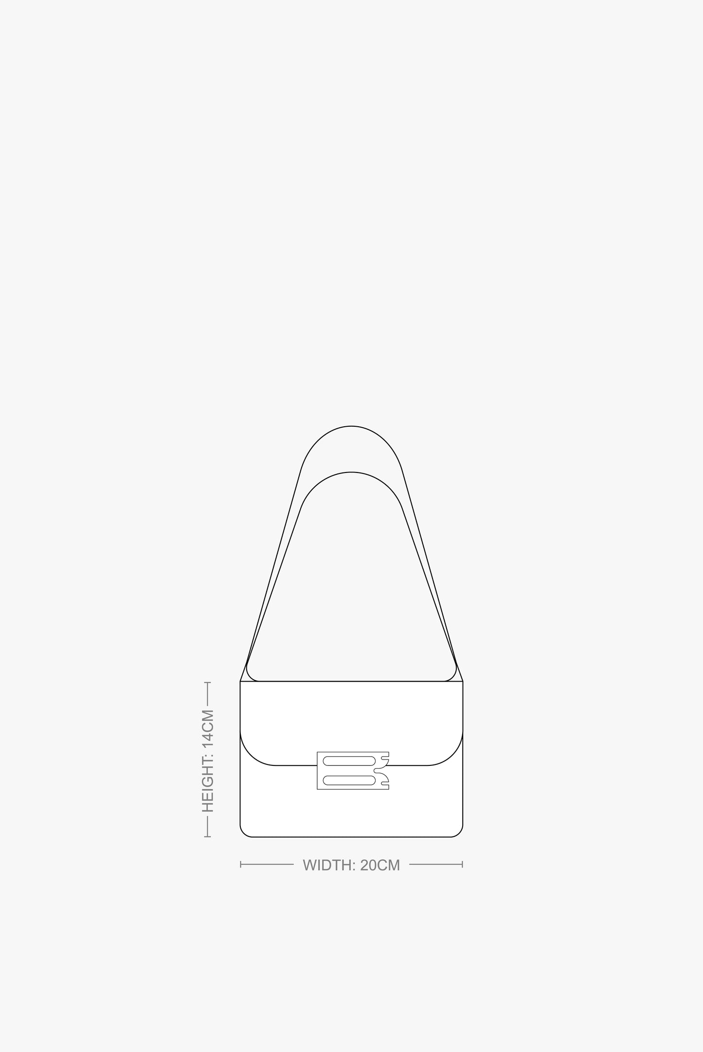 Tonal Mini Dorian Bag In Dark Khaki Smooth Leather