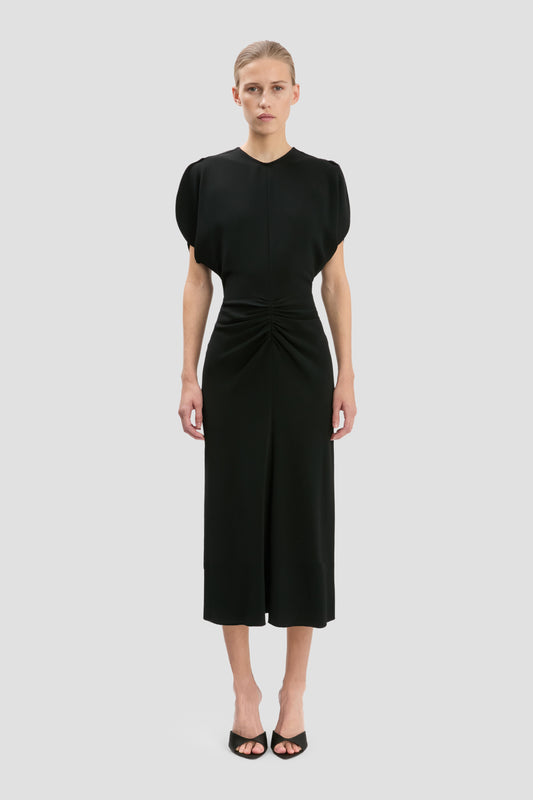 Bela Midi Dress In Black