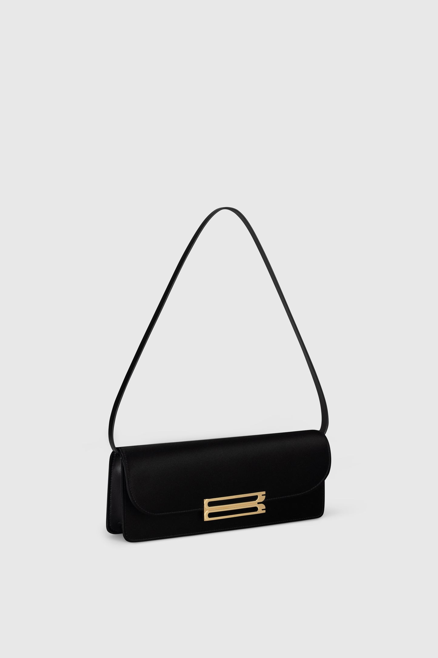 Dorian East-West Clutch Satin