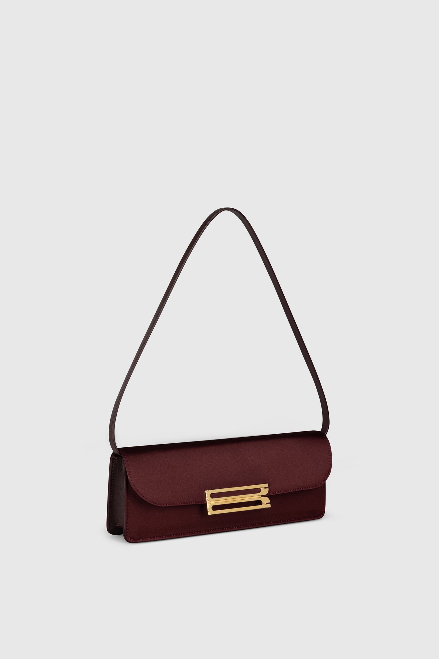 Dorian East-West Clutch Satin