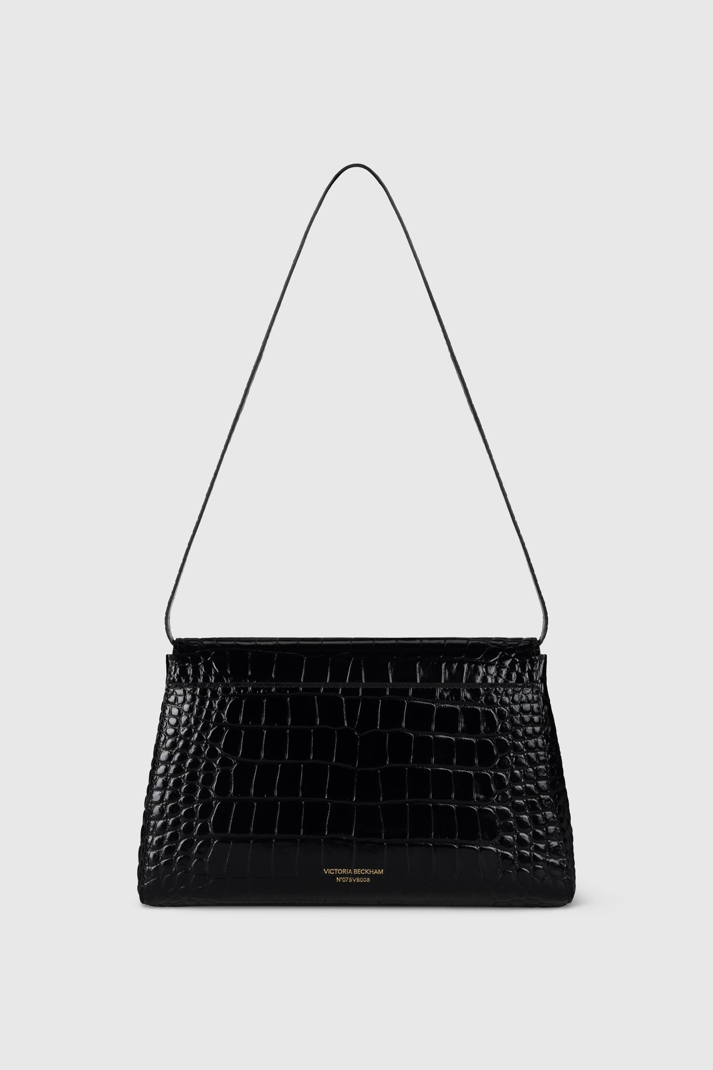 Dorian Trapeze Bag Croc Embossed Leather