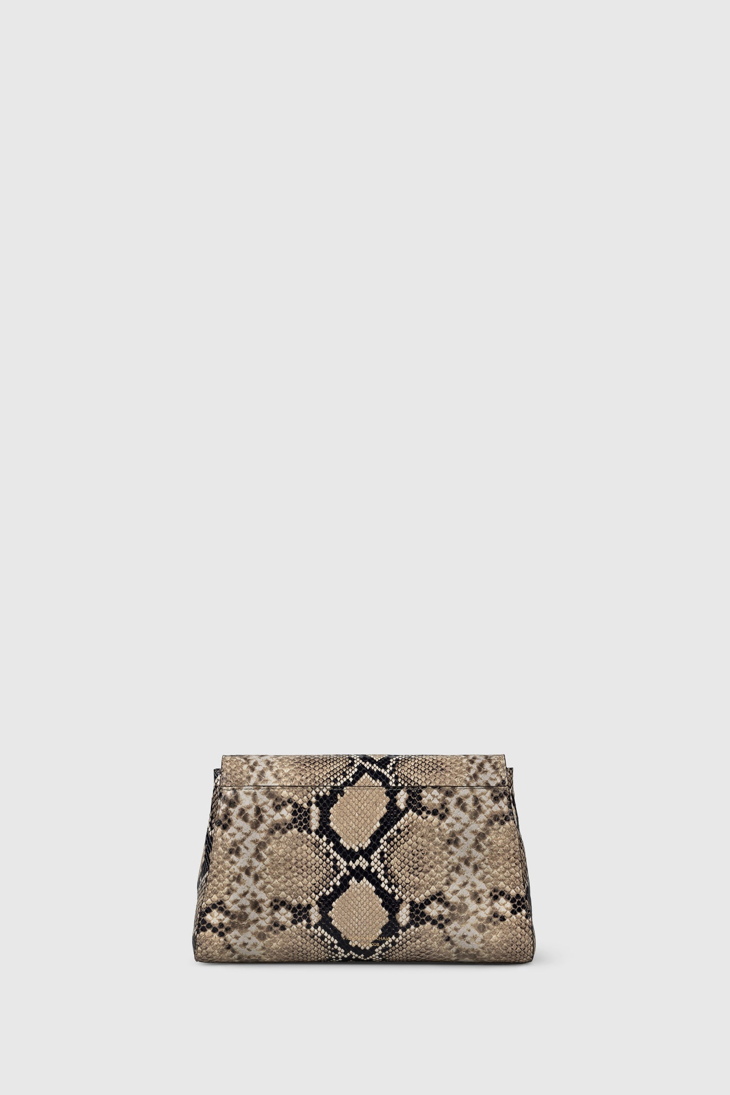 Dorian Trapeze Bag Snake Print Leather
